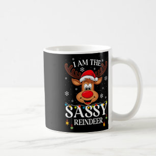 Caneca De Café Eu sou o Sy Reindeer Engraçado Reindeer de Natal R
