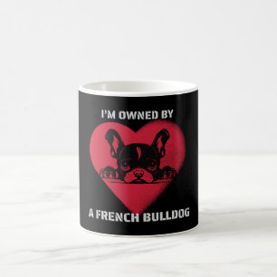 Caneca De Café Eu sou possuído por um Bulldog Francês