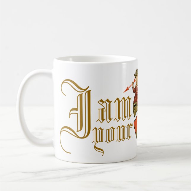 Caneca De Café Eu sou seu roteiro da rainha (Esquerda)