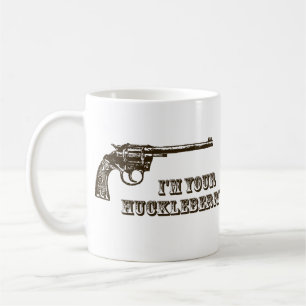 Caneca De Café Eu sou sua arma ocidental do Huckleberry