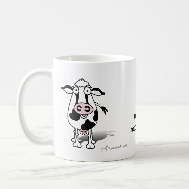 Caneca De Café EU SOU udderly moovelous! (Esquerda)