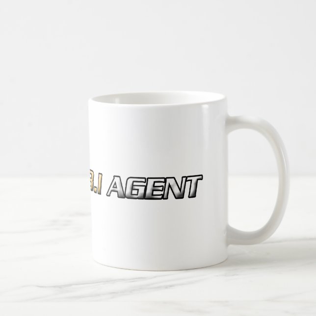 Caneca De Café Eu sou um agente do FBI (Direita)
