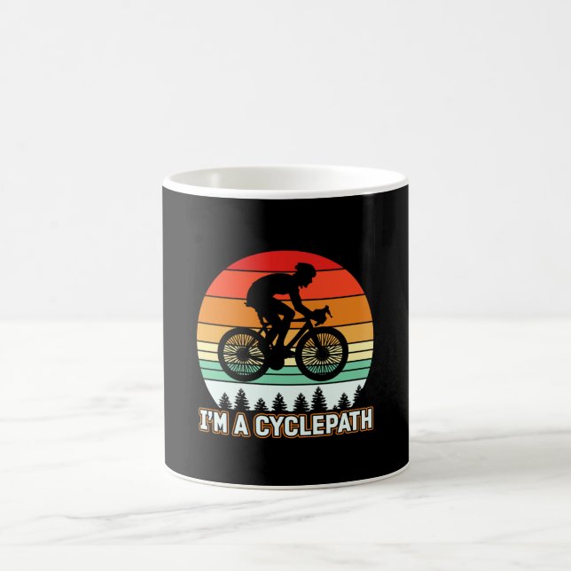 Caneca De Café Eu Sou Um Ciclo De Ciclismo Engraçado (Centro)