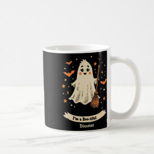 Caneca De Café Eu sou um desastre generoso - Fantasma do Dia das