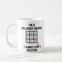 Caneca De Café Eu Sou Um Driver De Entrega Eu Sempre Encontro Um 