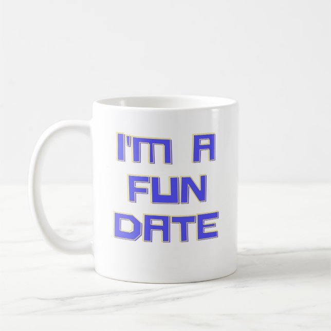 Caneca De Café Eu sou um encontro divertido (Esquerda)