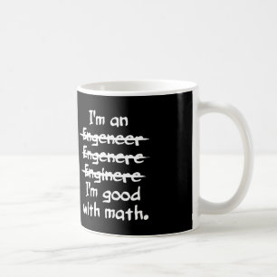 Caneca De Café Eu sou um erro tipográfico engraçado do engenhei