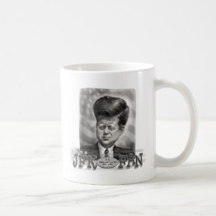 Caneca De Café Eu sou um fã de JFK