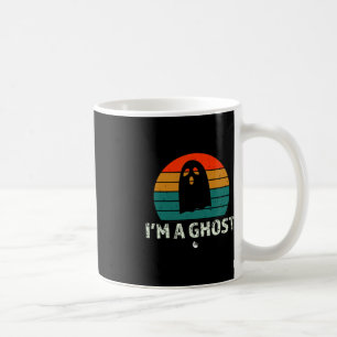 Caneca De Café Eu sou um fantasma Engraçado Sayings Vintage Hallo