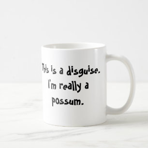 Caneca De Café Eu sou um gambá