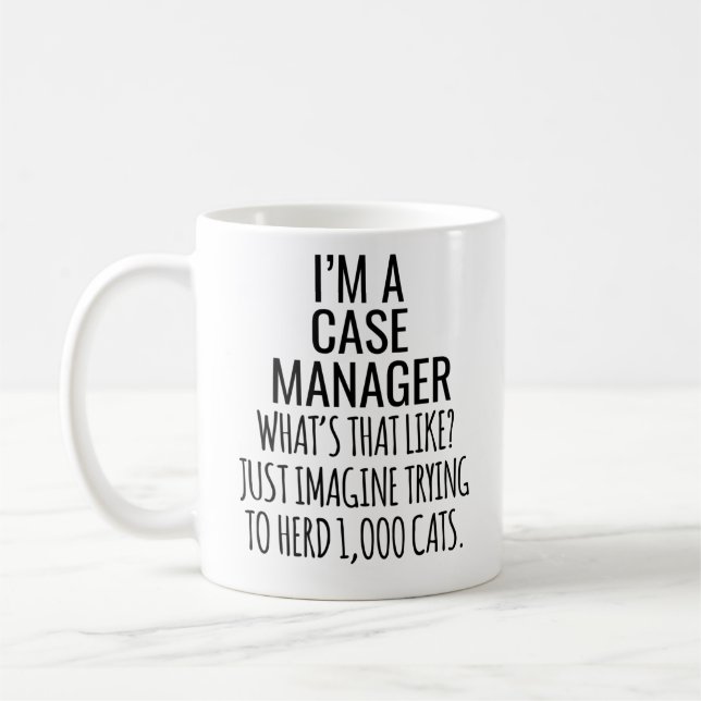 Caneca De Café EU Sou Um Gestor de Casos Como É Imagine (Esquerda)