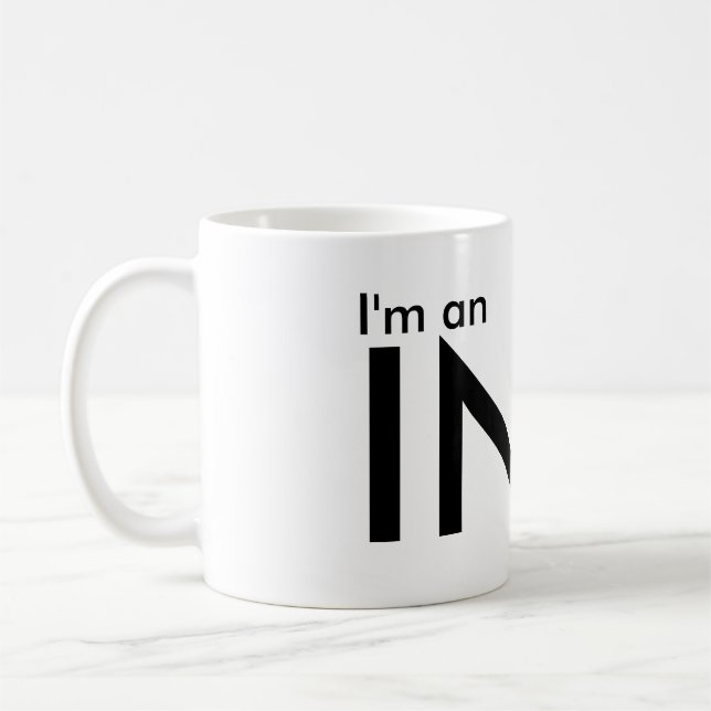 Caneca De Café Eu sou um INFJ - tipo de personalidade (Esquerda)