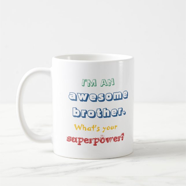 Caneca De Café Eu sou um irmão impressionante. Que é sua (Esquerda)
