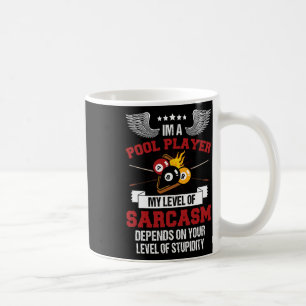 Caneca De Café Eu Sou Um Jogador De Piscina Engraçado Sarcasmo Bi