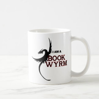 Caneca De Café Eu sou um livro Wyrm (impresso ambos os lados)