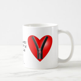 Caneca De Café Eu sou um membro genuíno do clube do Zipper