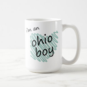 Caneca De Café Eu sou um menino de Ohio