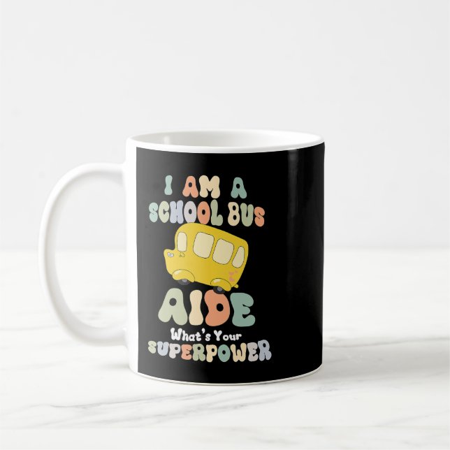 Caneca De Café Eu Sou Um Ônibus Da Escola (Esquerda)