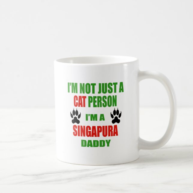 Caneca De Café Eu sou um pai de Singapura (Direita)