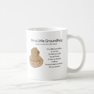 Caneca De Café Eu sou um pequeno Groundhog
