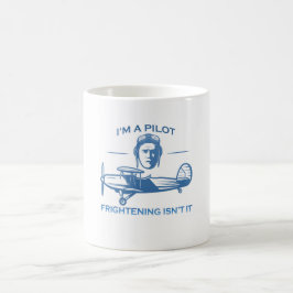 CANECA DE CAFÉ EU SOU UM PILOTO