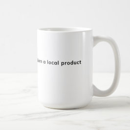 Caneca De Café Eu sou um produto local