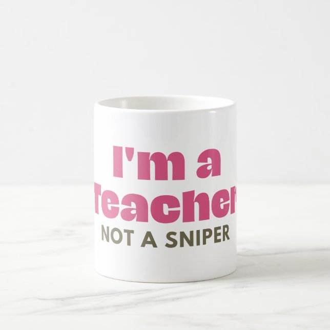 Caneca De Café Eu sou um professor reformador de armas (Centro)