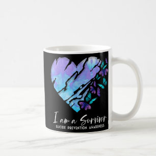 Caneca De Café Eu Sou Um Sobrevivente Conscientização Prevenção S