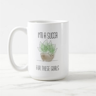 Caneca De Café Eu sou um Suca Plant Lover Succulent