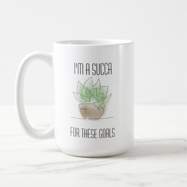 Caneca De Café Eu sou um Suca Plant Lover Succulent (Esquerda)