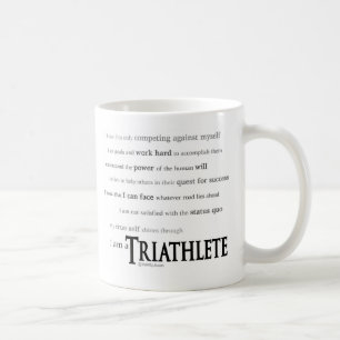 Caneca De Café Eu sou um Triathlete