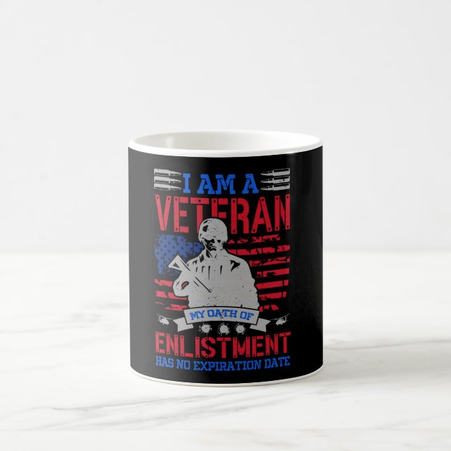 Caneca De Café Eu Sou Um Veterano - O Perfeito Presente Herói Dos (Centro)