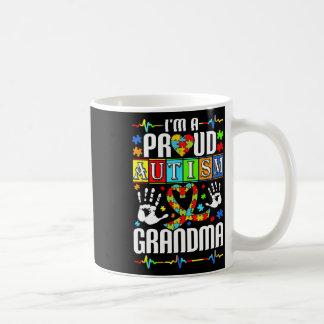 Caneca De Café Eu Sou Uma Avó Orgulhosa do Autismo Apoio Autistas