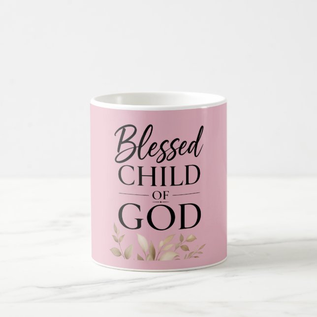 Caneca De Café Eu Sou uma Criança Abençoada de Deus (Centro)