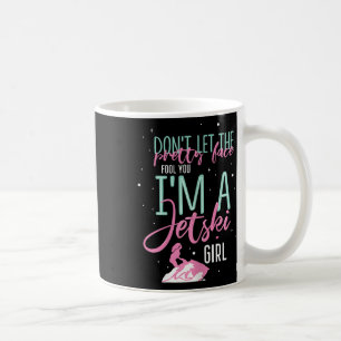 Caneca De Café Eu Sou Uma Garota De Jet Ski Piada Corrida