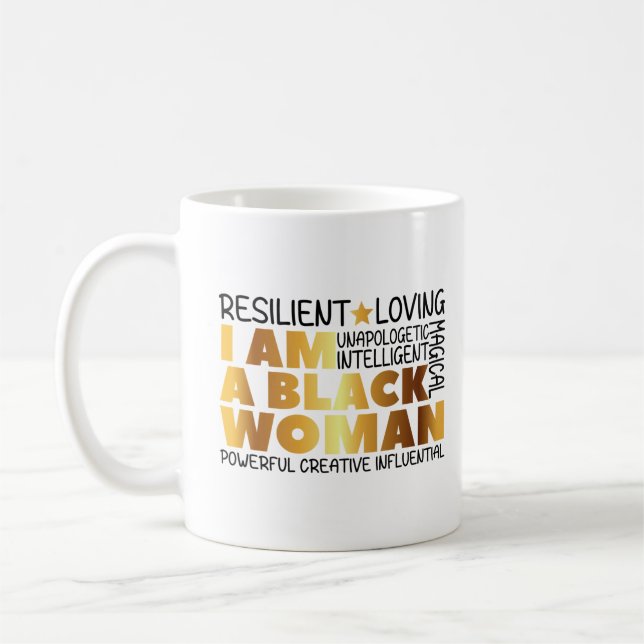 Caneca De Café Eu sou uma história negra (Esquerda)