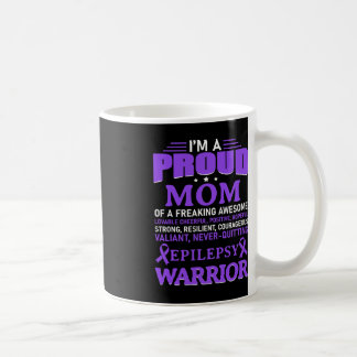 Caneca De Café Eu sou uma mãe orgulhosa, a consciência da epileps