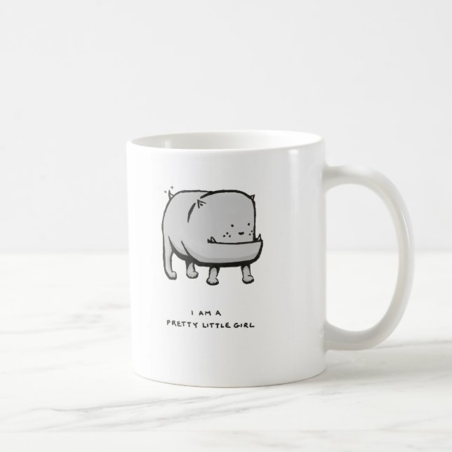 Caneca De Café eu sou uma menina bonito (Direita)