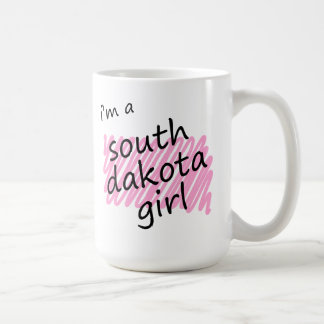 Caneca De Café Eu sou uma menina de South Dakota