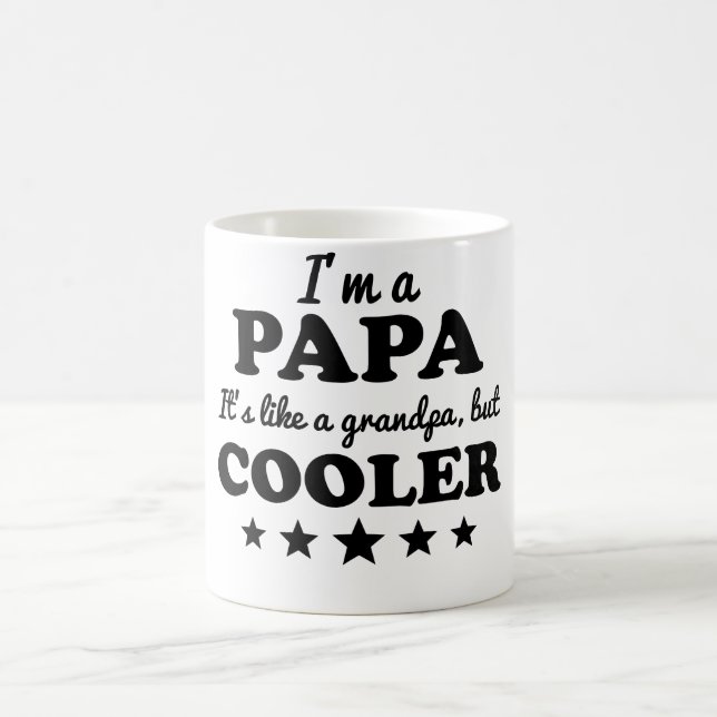 Caneca De Café Eu sou uma papá que é como um vovô mas o (Centro)