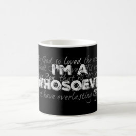 Caneca De Café Eu sou uma pessoa John 3.16 Bíblia Verse Cote