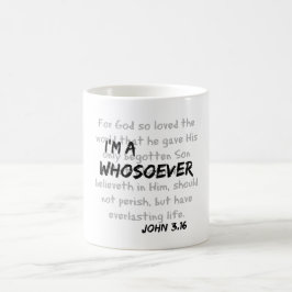 Caneca De Café Eu sou uma pessoa que faz uma citação cristã