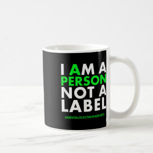 Caneca De Café Eu Sou Uma Pessoa Que Não É Um Rótulo De Consciênc