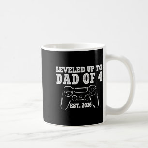 Caneca De Café Eu Subi Para Pai De 4 2026 Promovido a Pai De F