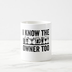 Caneca De Café Eu Também Conheço O Proprietário