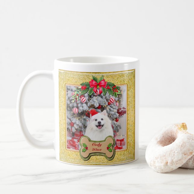 Caneca De Café Eu Te Adoro No Natal Presente Personalizado Para C (Com Donut)