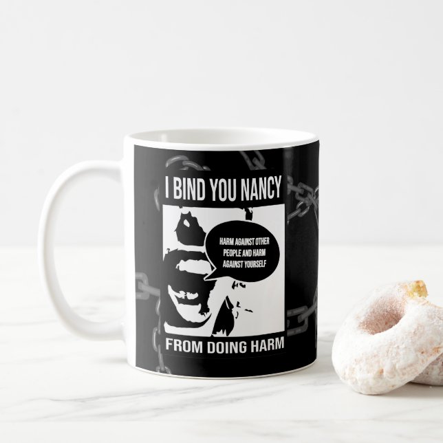 CANECA DE CAFÉ EU TE AMARRO NANCY (Com Donut)