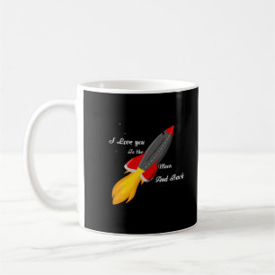 Caneca De Café Eu Te Amo Até a Lua e de Volta à Raquete Gráfica S