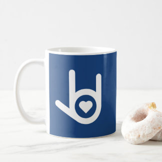 Caneca De Café Eu Te Amo, Blue Mug