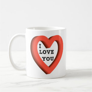 Caneca De Café Eu Te Amo Coffee Mug
